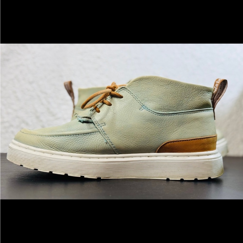 Dr. Martens Jamima San Diego Blue Green Leather Chukka Boots Size 8 - Picture 9 of 11